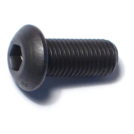 Midwest Fastener 5/16"-24 Socket Head Cap Screw, Button, Plain Steel, 3/4 in Length, 8 PK 79567